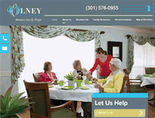 Tablet Screenshot of olneymemorycare.com